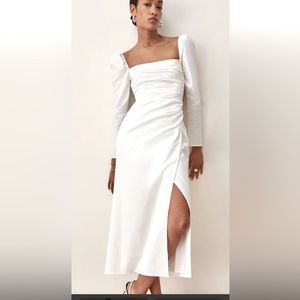 Reformation Isaac dress white size 6